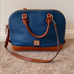 Dooney & Bourke Pebble Grain Zip Zip Satchel